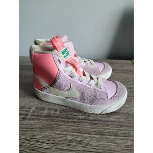 Nike Blazer Mid 77 Sneakers White Blue Kid’s Size 11Y Unisex DA4087-107